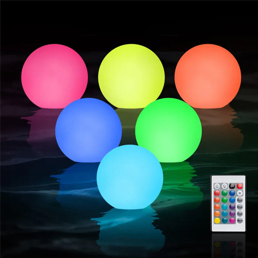 1/6 Pack Swimming Pool Floating Lights